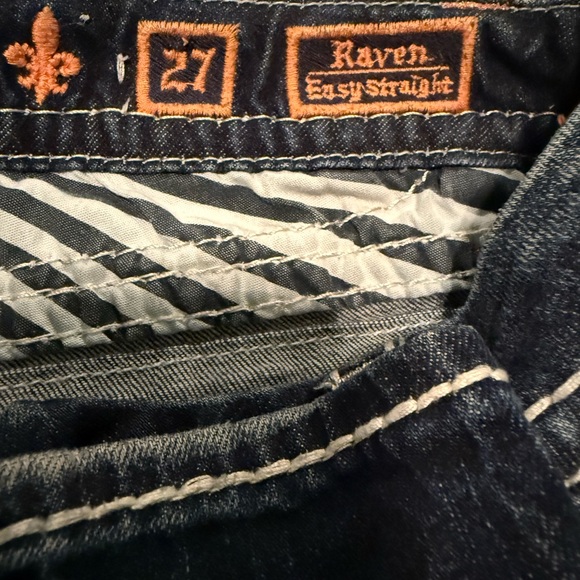 Rock Revival Women's Dark Blue Boot Cut Jeans - Picture 3 of 3